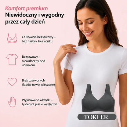 TOKLER – Bezszwowy Biustonosz Premium – Pakiet Gratis