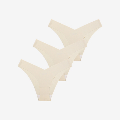 NUBELLE - Nahtloser V-Shape Slip 3er Set